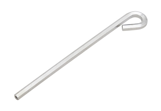 [BAN0001904] CLE DE REARMEMENT / VERROUILLAGE ROBINET GAZ / LONG.TIGE 8.5 CM