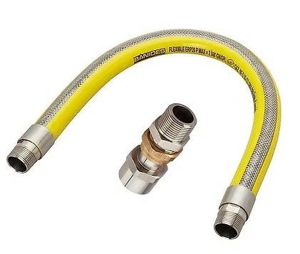 [BAN0038203] FLEXIBLE INOX ERP M/M 3/4" 2 BAR MAXI + RACCORD 3P 1M NF115 D 36-123 FLI023