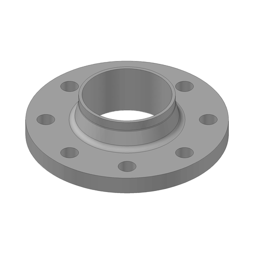 [BRI010] BRIDE A COLLERETTE ACIER FORGE DN65 76.1X2.9 PN10/40 8 TROUS M18 P250GH NF EN 1092-1 TYPE 11/B1 BRI065 §