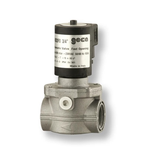 [TECAV025FO] ELECTROVANNE AUTO N.F. 360 MBAR FF 1" 230 VAC OUVERTURE RAPIDE ELV406